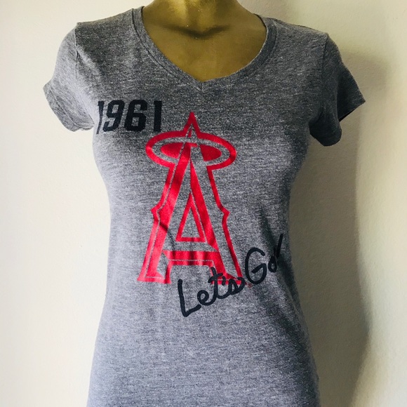 5TH & OCEAN Genuine Merchandise Anaheim ANGELS Baseball TEE SHIRT Kids Size 18 - Picture 7 of 8